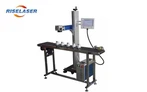 30W On-The-Fly Fiber Laser Engraver Machine